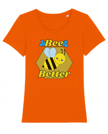 Bee Pun Bright Orange