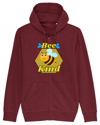 Bee Pun.Bee Kind Burgundy