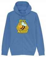 Bee Pun.Bee Kind Hanorac cu fermoar Unisex Connector