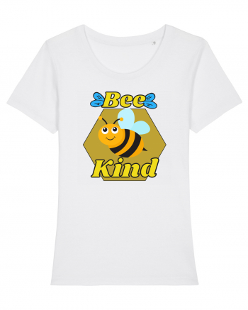 Bee Pun.Bee Kind White