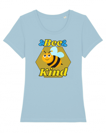 Bee Pun.Bee Kind Sky Blue