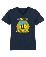 Bee Pun Tricou mânecă scurtă guler V Bărbat Presenter