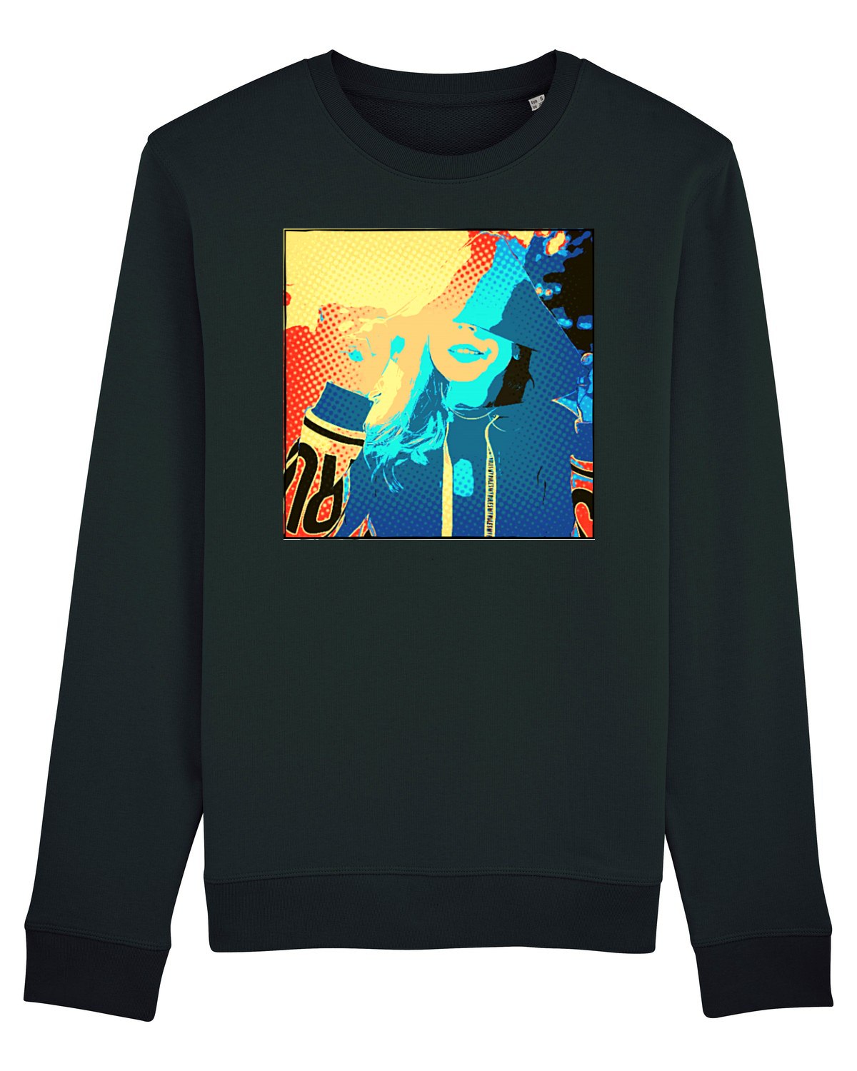 Bluză mânecă lungă Unisex Rise Black