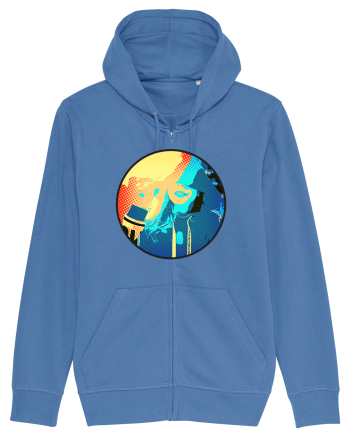 Cool Girl Bright Blue