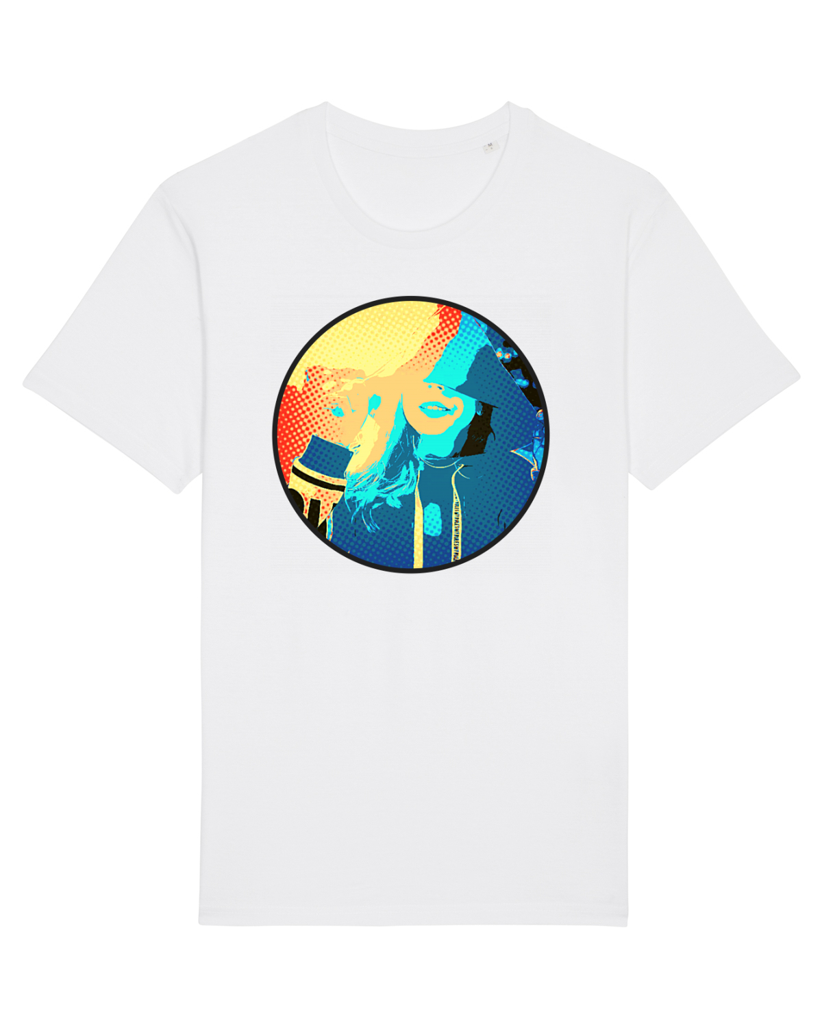 Tricou mânecă scurtă Unisex Rocker White