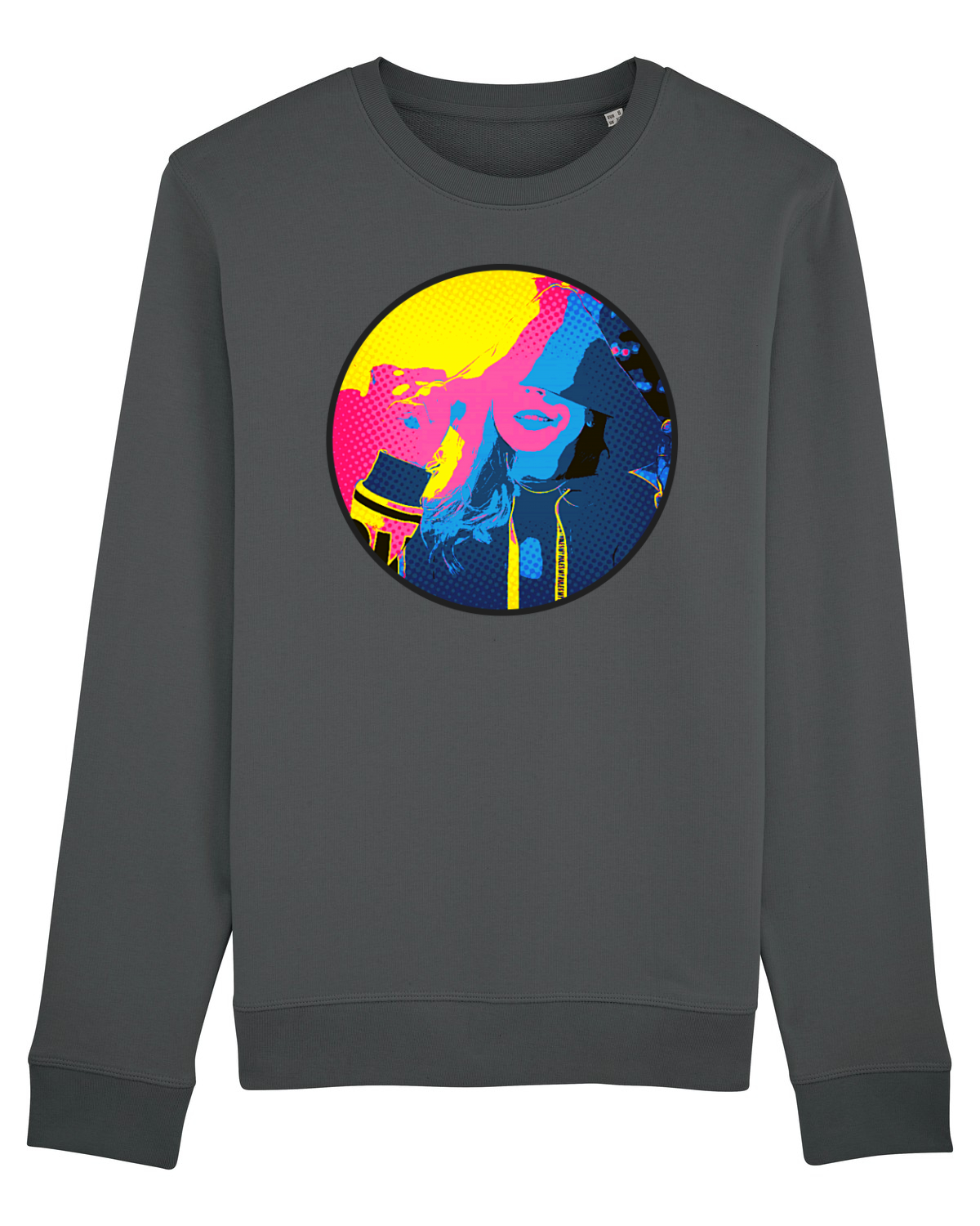 Bluză mânecă lungă Unisex Rise Anthracite