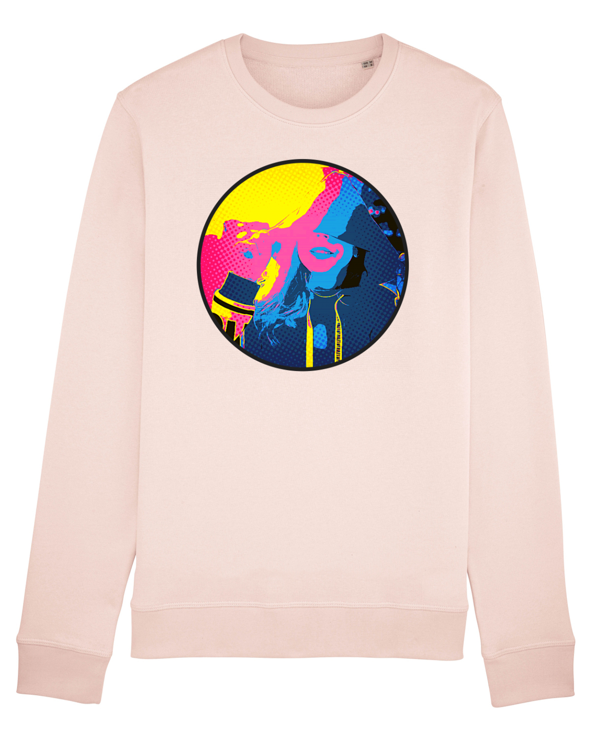 Bluză mânecă lungă Unisex Rise Candy Pink