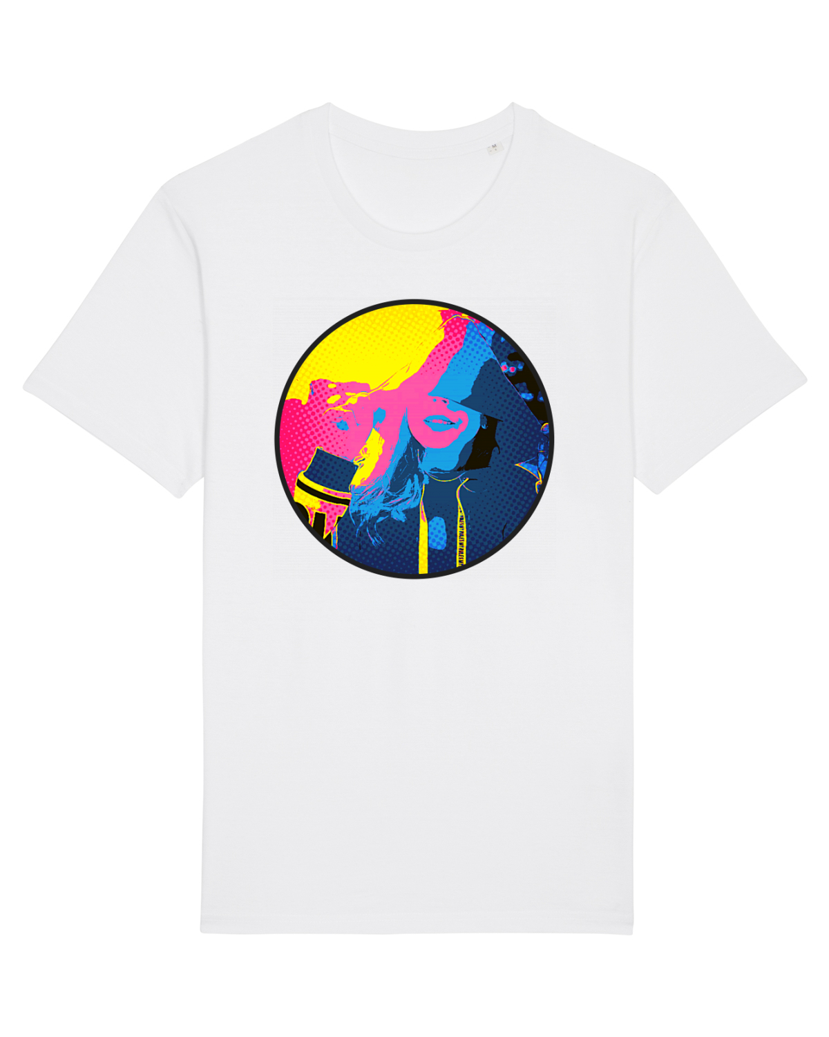 Tricou mânecă scurtă Unisex Rocker White