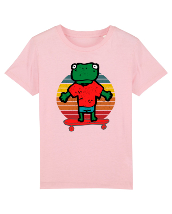 Broasca Pe Skateboard Cotton Pink