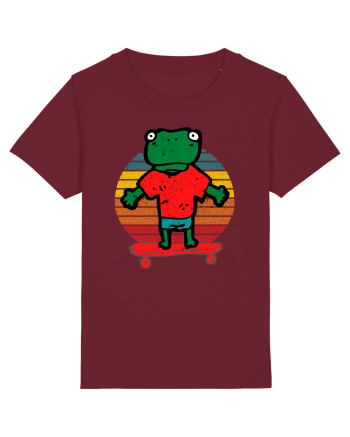 Broasca Pe Skateboard Burgundy