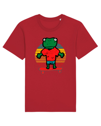 Broasca Pe Skateboard Red