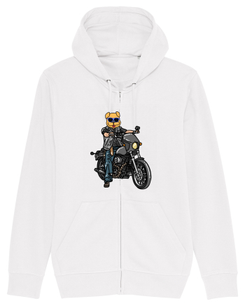 Amuzant Pentru Motociclisti Si Iubitori De Caini White