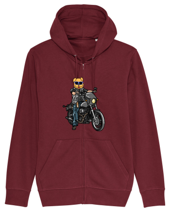 Amuzant Pentru Motociclisti Si Iubitori De Caini Burgundy