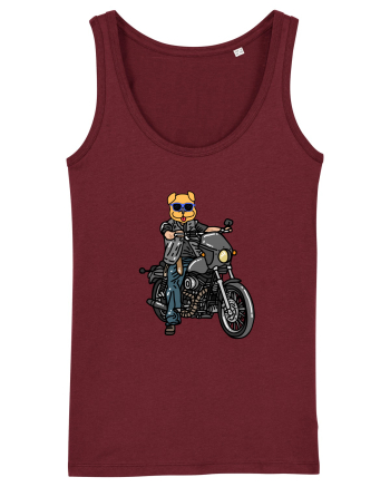 Amuzant Pentru Motociclisti Si Iubitori De Caini Burgundy