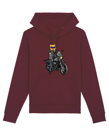 Amuzant Pentru Motociclisti Si Iubitori De Caini Burgundy