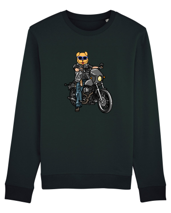 Amuzant Pentru Motociclisti Si Iubitori De Caini Black