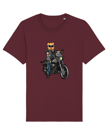 Amuzant Pentru Motociclisti Si Iubitori De Caini Burgundy
