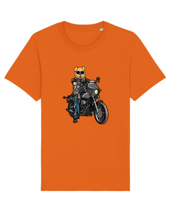 Amuzant Pentru Motociclisti Si Iubitori De Caini Bright Orange