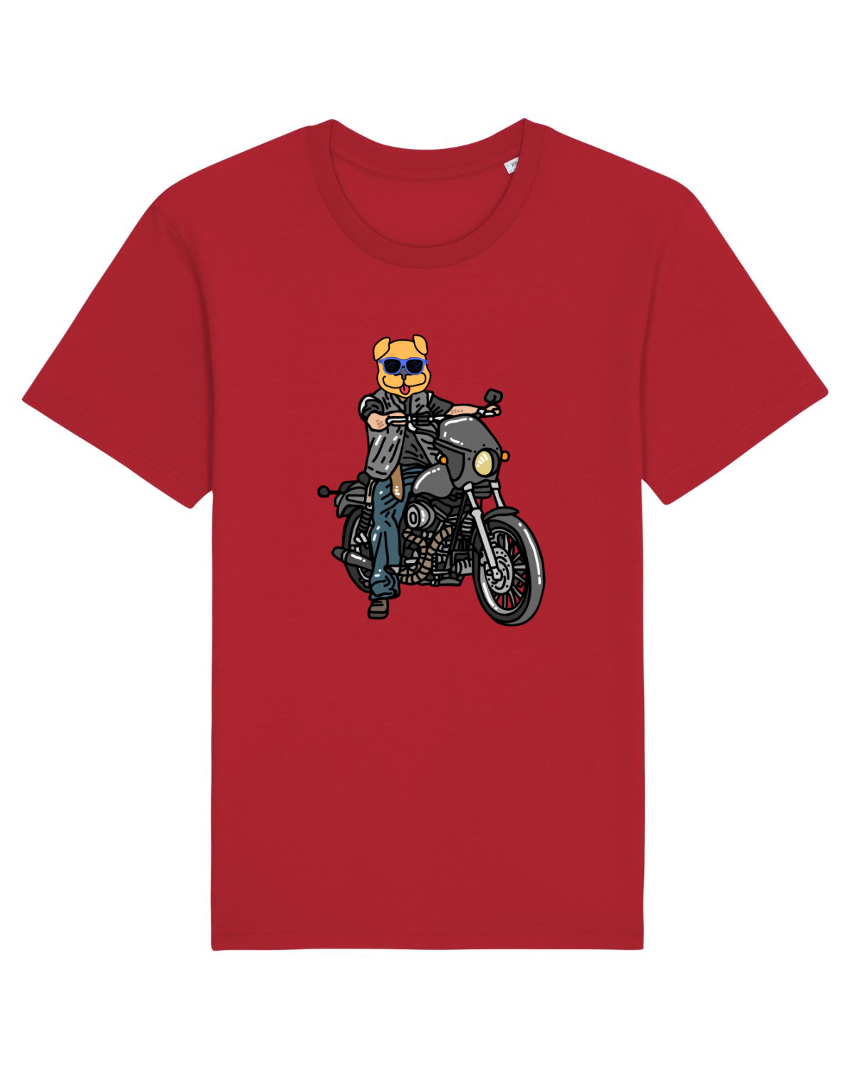 Tricou mânecă scurtă Unisex Rocker Red