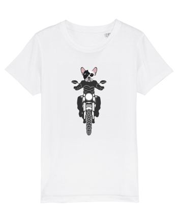 Amuzant Pentru Motociclisti Si Iubitori De Caini White