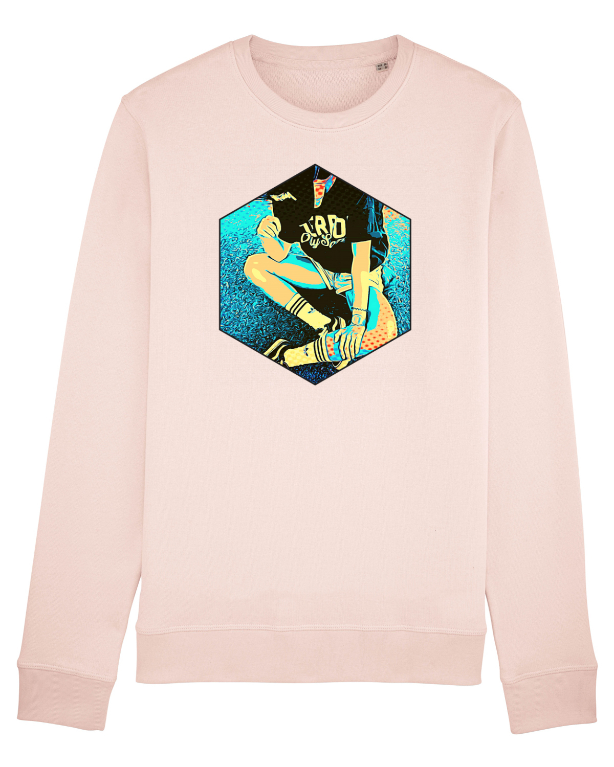 Bluză mânecă lungă Unisex Rise Candy Pink