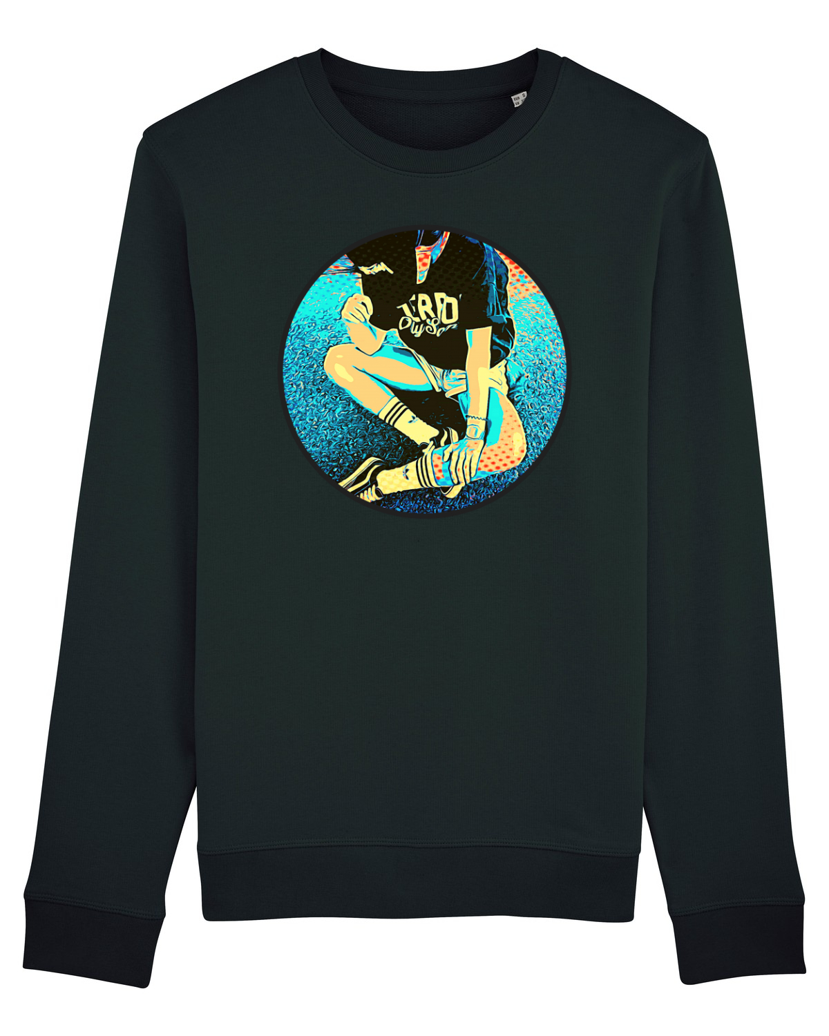 Bluză mânecă lungă Unisex Rise Black