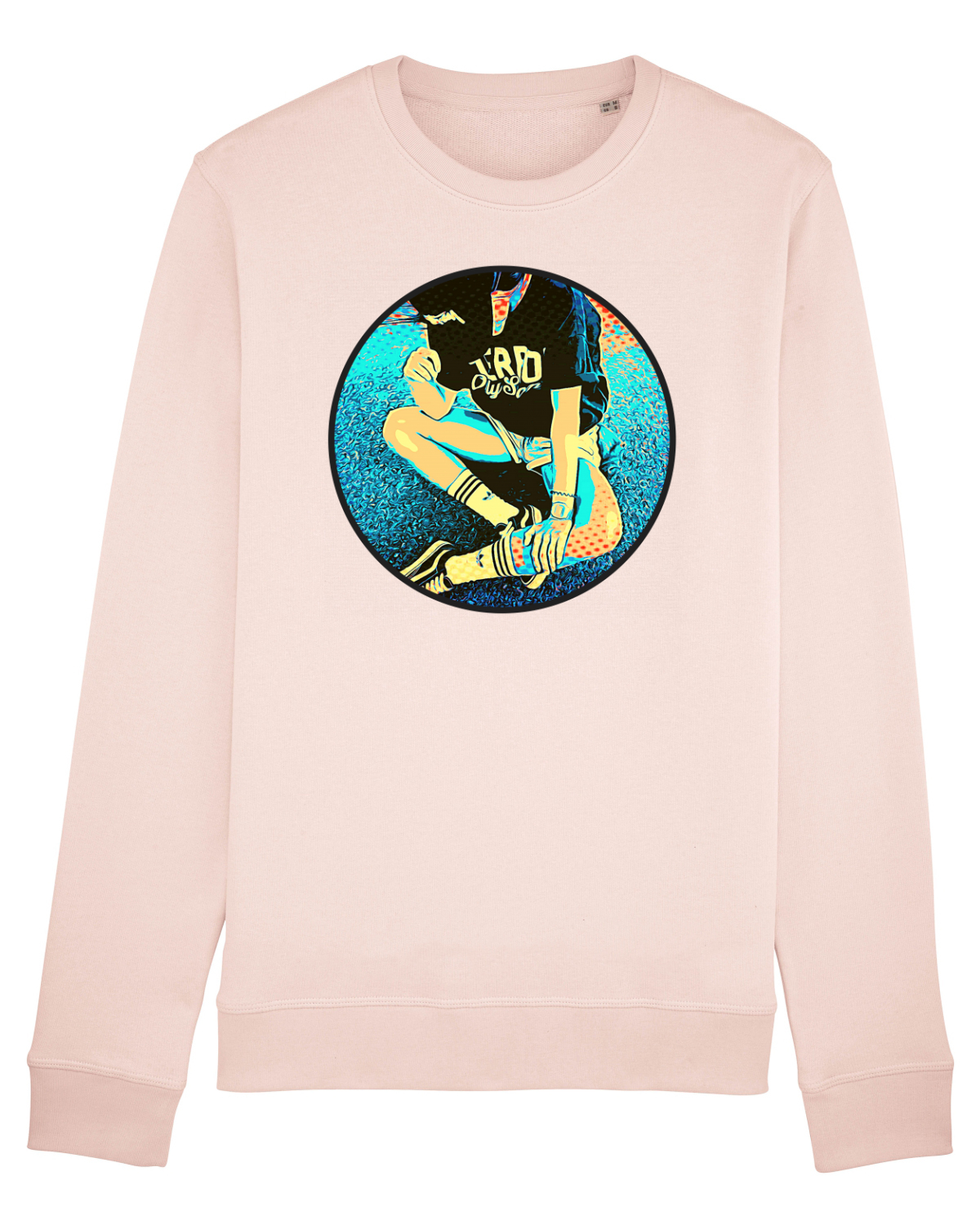 Bluză mânecă lungă Unisex Rise Candy Pink