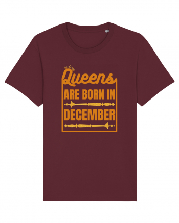 Queens Are Born In December  Burgundy