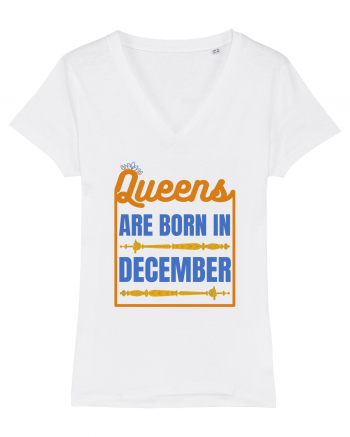 Queens Are Born In December  White