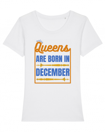 Queens Are Born In December  White