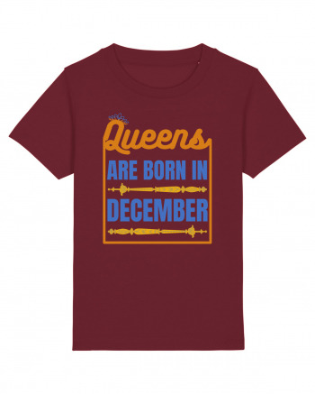 Queens Are Born In December  Burgundy