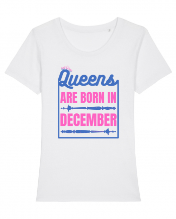 Queens Are Born In December  White