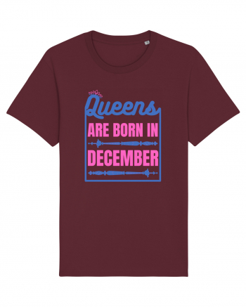 Queens Are Born In December  Burgundy