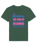 Queens Are Born In December  Tricou mânecă scurtă Unisex Rocker