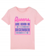 Queens Are Born In December  Tricou mânecă scurtă  Copii Mini Creator