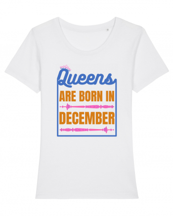 Queens Are Born In December  White