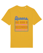 Queens Are Born In December  Tricou mânecă scurtă Unisex Rocker