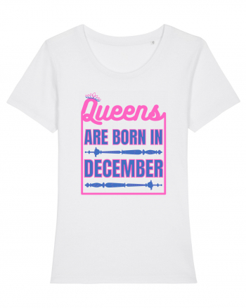 Queens Are Born In December  White