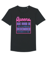 Queens Are Born In December  Tricou mânecă scurtă guler larg Bărbat Skater
