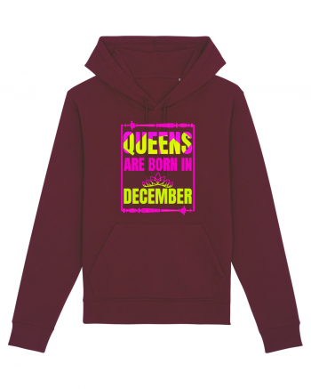 Queens Are Born In December  Burgundy