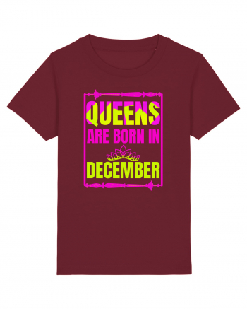 Queens Are Born In December  Burgundy