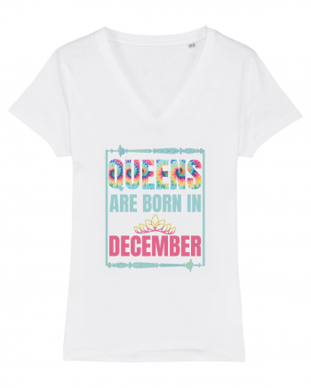 Queens Are Born In December  White