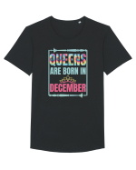 Queens Are Born In December  Tricou mânecă scurtă guler larg Bărbat Skater