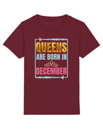 Queens Are Born In December  Burgundy