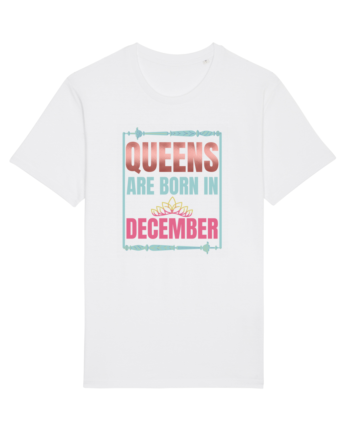 Tricou mânecă scurtă Unisex Rocker White