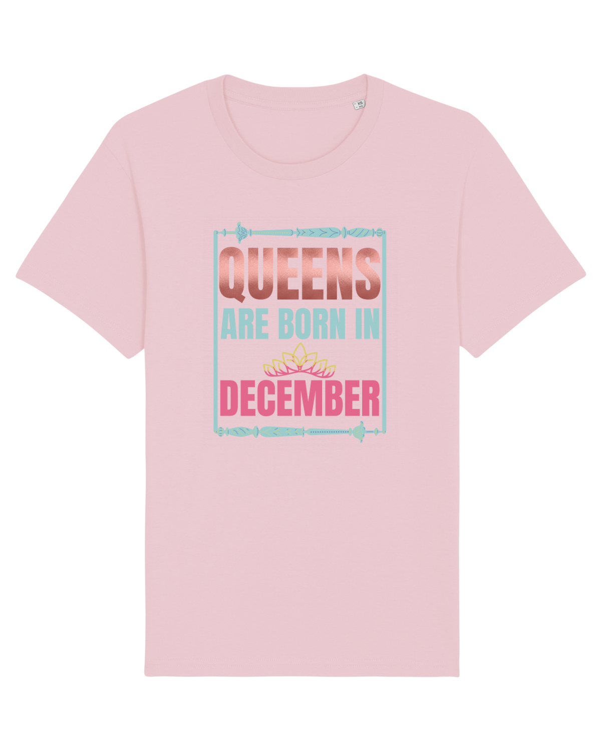 Tricou mânecă scurtă Unisex Rocker Cotton Pink