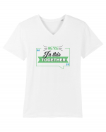 We're in this together Tricou mânecă scurtă guler V Bărbat Presenter