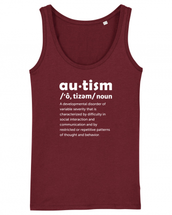 Autism Burgundy