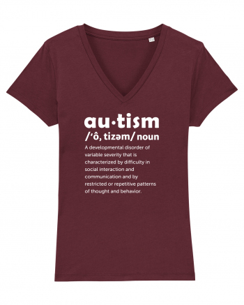 Autism Burgundy