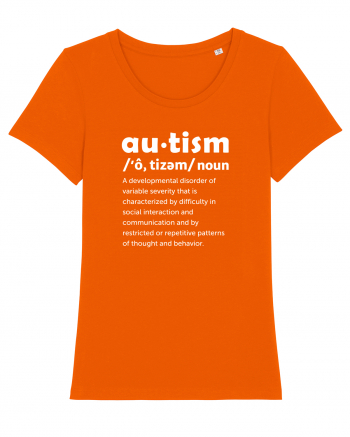 Autism Bright Orange